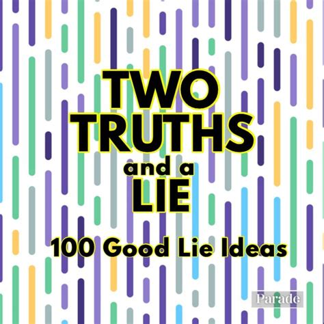 Two Truths A Lie