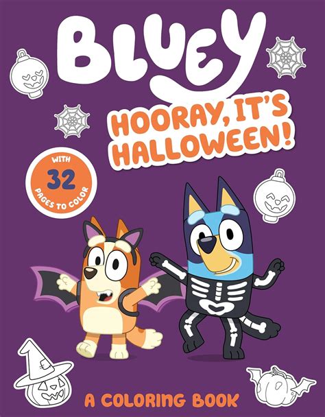 Hooray, It's Halloween!: A Coloring Book (Bluey) : Penguin Young ...