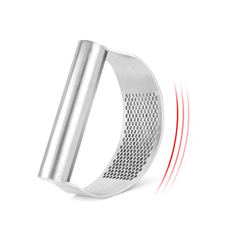 Stainless Steel Garlic Press Rocker Manual Garlic ... - Grandado