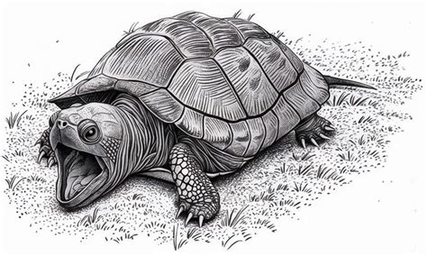 Image result for Snapping Turtle Drawing Easy
