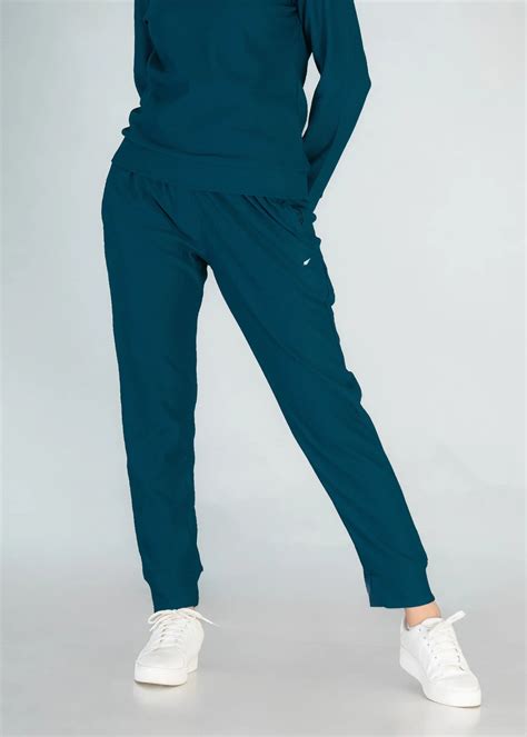 Ink Blue Active Wave Athleisure Jogger | Flurr
