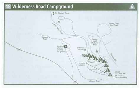 Wilderness Road Campground in Kentucky on map KY how to get information ...