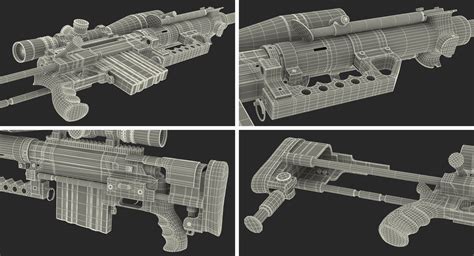 3D model CheyTac M200 Long Range Sniper Rifle System Desert | 3D Molier ...