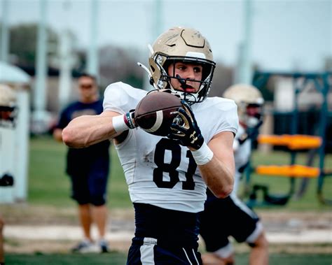 Navy WR Casey Smith shows significant improvement during spring camp