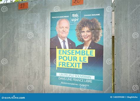 UPR Frexit France French Political Party Elections May 2019 Editorial ...