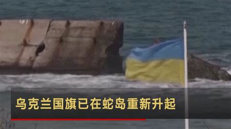 乌克兰国旗已在蛇岛重新升起