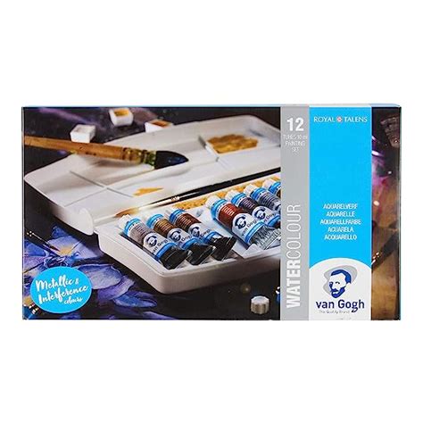 Van Gogh Watercolor Paint Set, Plastic Pocketbox, 12x10ml Specialty ...