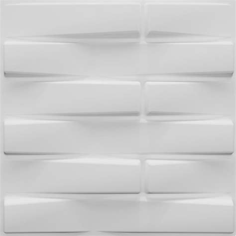Dundee Deco 20-in x 20-in Embossed Off-White, Ivory Composite Wainscot ...