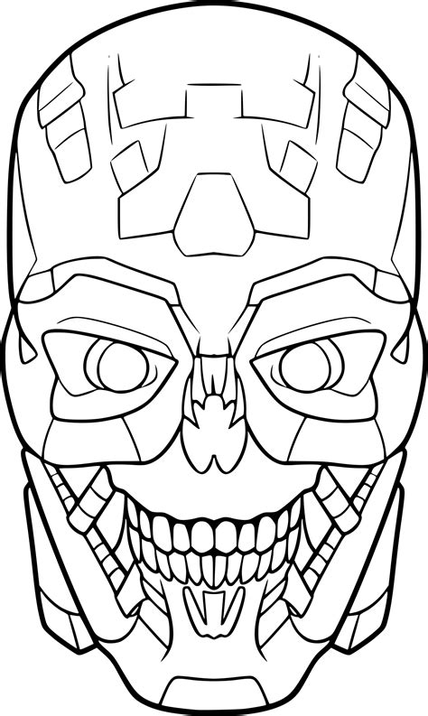 Image result for Terminator Coloring Pages
