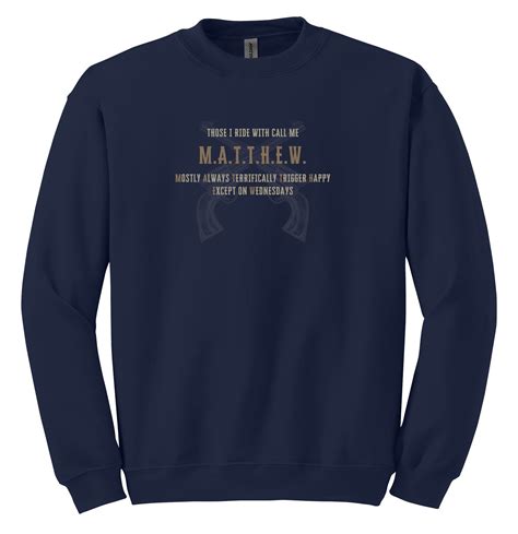 Cowboy Sweatshirt for MATTHEW | Meaning of Name | Version 2 | Cool ...