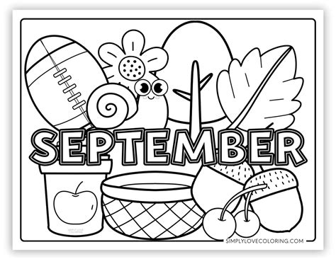 September coloring pages free pdf printables – Artofit