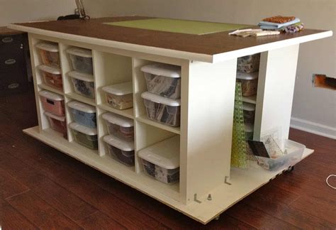 DIY Crafting Table and Storage Solutions
