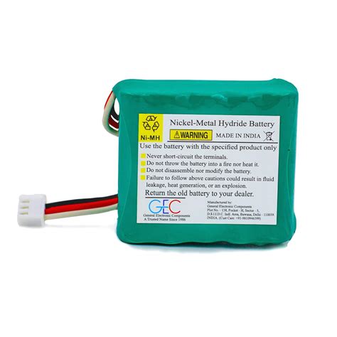 General Electronic Components Replacement Ni-MH Rechargeable Battery ...