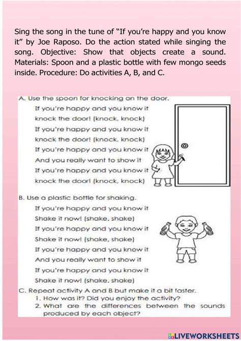 Image result for Object with Sounds Examples