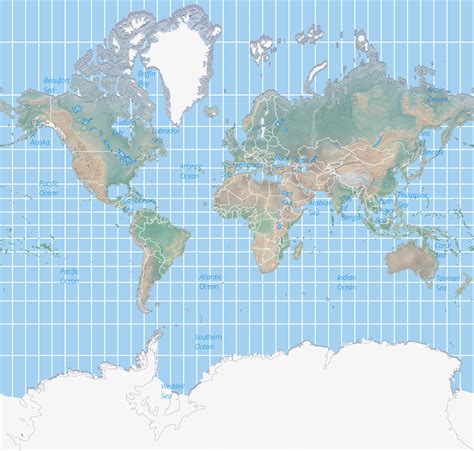 Map Projection 的图像结果