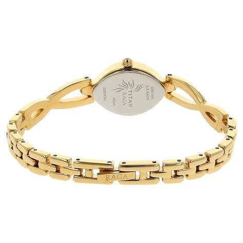 Buy Online Titan Raga White Dial Women Watch With Metal Strap ...