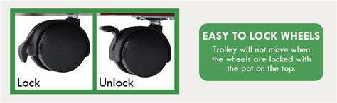 Sharpex Pack of 2 Metal Caddy Iron Dolly on Round Rack Rustproof Sturdy ...