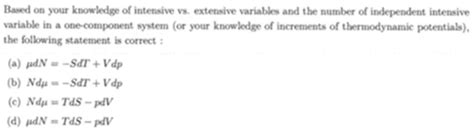 Image result for Intensive vs Extensive Variables