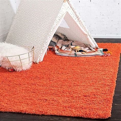Buy GLOSS CARPET Shaggy Carpet Plain Fur Rugs for Bedroom Living Room ...