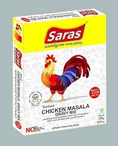 Saras Chicken Masala Gravy Mix 250 Gm(pack of 2) - Ready To Cook Gravy ...