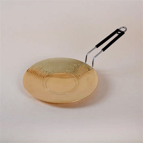 Buy veda essentials. 26 cm Brass Roti Tawa | Pital Ka Tawa with Durable ...