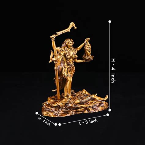 Artarium Goddess Kali MATA Statue Resin Maa Kali Murti Durga MATA Idol ...