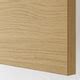 VOXTORP cover panel, oak effect, 62x80 cm (241/4x311/2") - IKEA