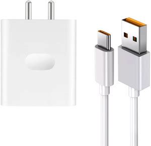 RVAT 80 W SuperVOOC 7 A Wall Charger for Mobile with Detachable Cable ...