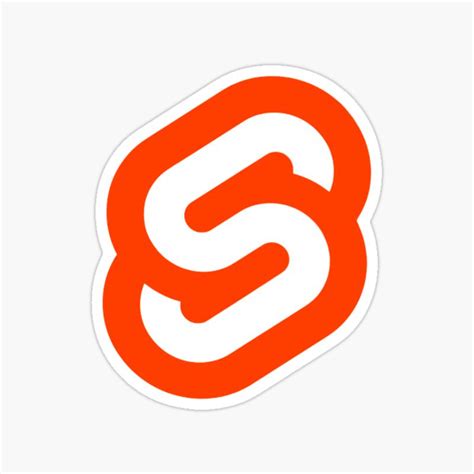 Buy Svelte JS icon sticker Online at Best Prices in India - Sticker Press