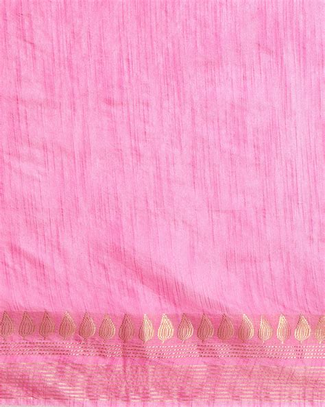 Handcrafted Kota Silk Pink Saree Jacquard Weaves with Blouse-Indiehaat ...