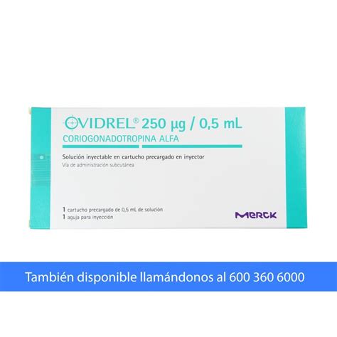 Ovidrel Coriogonadotropina Alfa 250mcg Inyectable 1 Frasco-Ampolla - FarmaCompara
