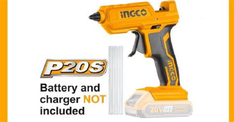 buy ingco cordless lithium ion glue gun CGGLI2001