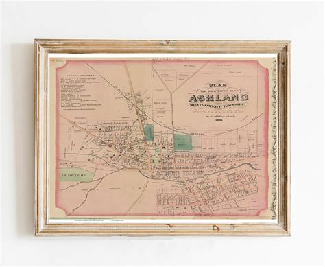 Ashland County Township Map