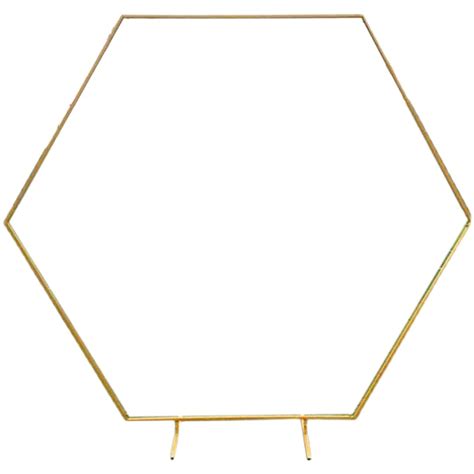 Buy Hexagon Arch Backdrop, Wedding Props Backdrop Stand, Wedding Arch ...
