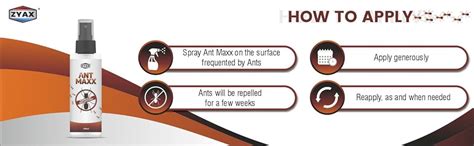 Zyax Ant Maxx 100ml, Herbal & Non-Toxic Ant Repellent Spray, Natural ...