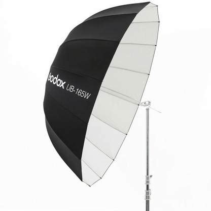 GODOX UB-165W Black/White Parabolic Reflective Umbrella without Withe ...