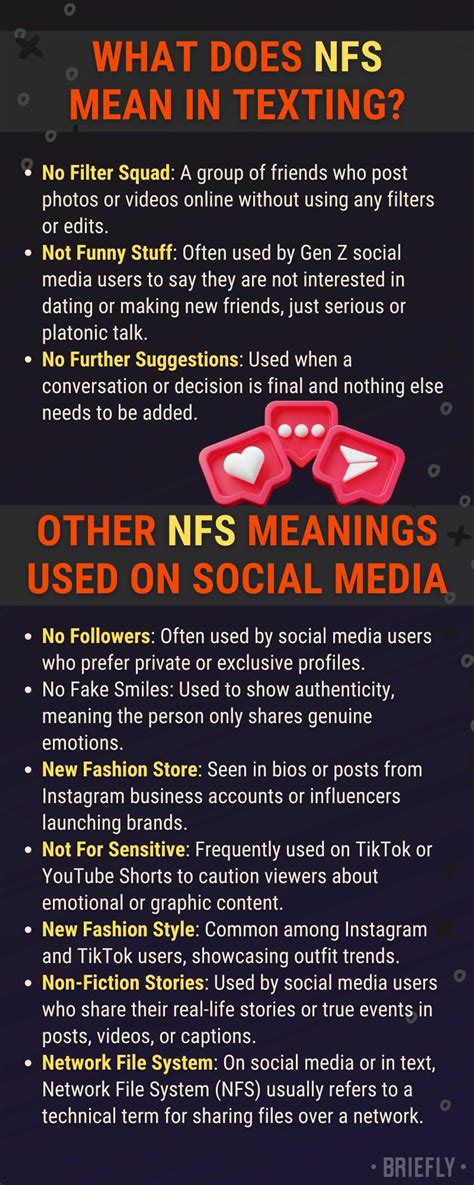 What does NFS mean in text messages and social media? Quick guide ...