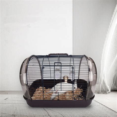 Buy Hanging Net Bird Cage Feeder Tray Travel Large Parrot Birds Cage ...