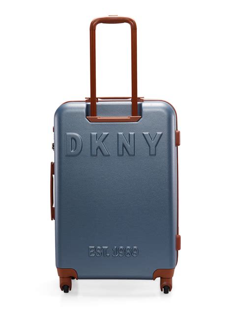 DKNY IDENTIFICATION Denim Color ABS Material Hard Trolley – BEAUTY ...