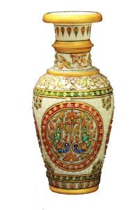 AARVI CREATION Marble Flower Vase Stoneware Vase Price in India - Buy ...