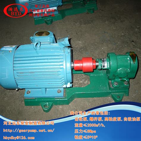 汽轮机润滑泵2CY3齿轮泵配4kw电机安装尺寸图