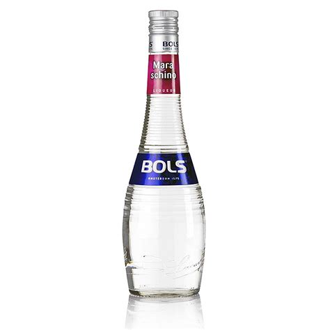 Bols Maraschino, minuman keras ceri bening, 24% vol., 700ml, Botol ...
