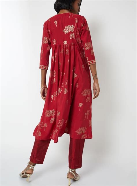 Buy Women Embellished A-line Kurta Online at just Rs. 1499.0 ...