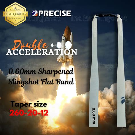 Precise 0.60mm Sharpened Tapered Slingshot Band for Fast and Accurate ...