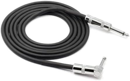 HAKUHO Right Angle To Straight Instrument Cable,10M Music Guitar Cable ...
