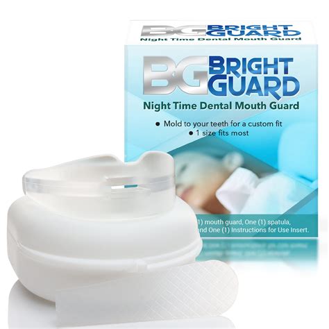 BrightGuard Grinding Mouth Guard - Moldable Teeth Grinding Nightguard for Clenching Bruxism TMJ ...