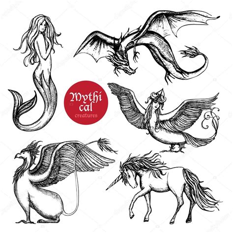 Mythical Creatures Drawing at GetDrawings | Free download