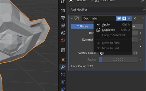 Image result for Blender Reduce Polygons
