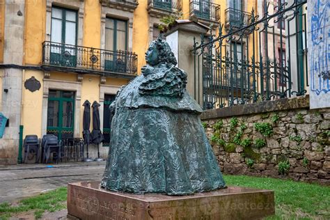 Bronze statue of Eugenia Martinez Vallejo La Monstrua in Aviles, Asturias, Spain 56568344 Stock ...