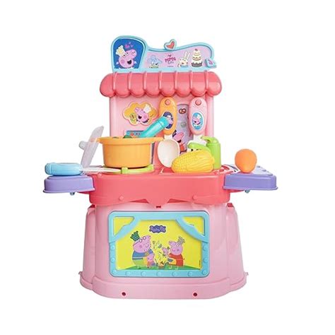 Buy GENIE'S TOY BUS Peppa Pig Kitchen Playset – Interactive Pretend ...